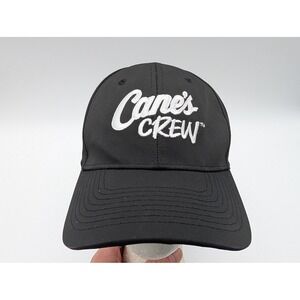 Raising Canes Crew Hat Black One Love Chicken Fingers Uniform Baseball Cap